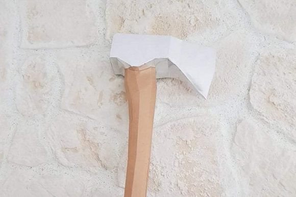 Axe Paper Sculpture 3D SVG Objects Review