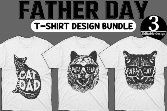 Father Day Best Funny Dad Tshirt Bundle: Graphics & Print Templates