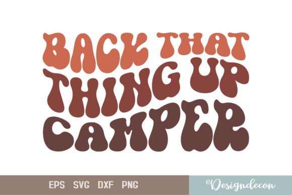 Funny Camping Retro Sublimation SVG: Graphics & Print Templates
