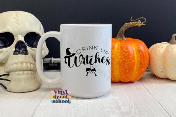 Halloween Drink Up Witches SVG: Graphics for Print Templates