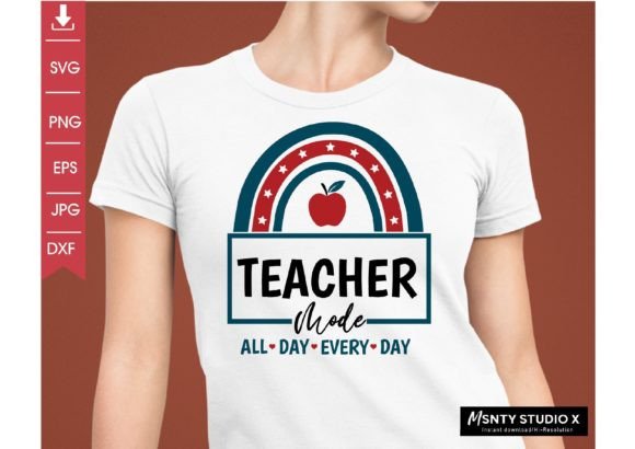 Teacher Mode Svg, Gift for Teacher Graphics Review